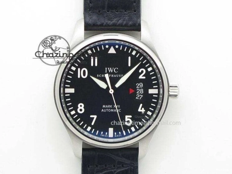 MIROTIME 1227 Pilot Mark XX BLSF 1:1 Best Edition Black Blue Dial on Blue Rubber Strap MIYOTA Sleek 6989